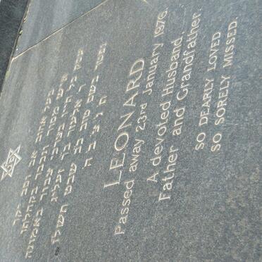 SAFFER Leonard -1976 &amp; Edie -2008