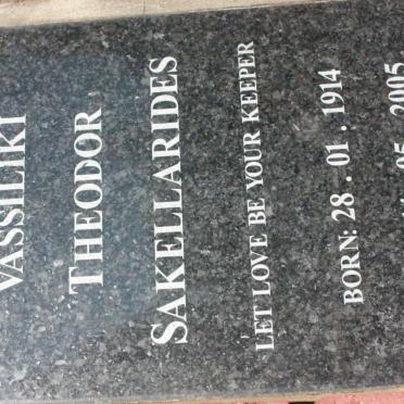 SAKELLARIDES Vassiliki Theodor 1914-2005