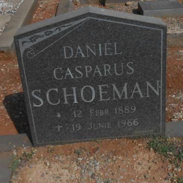SCHOEMAN Daniël Casparus 1889-1966