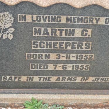 SCHEEPERS Martin G. 1952-1955