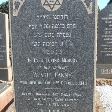 SCHEFF Fanny -1949