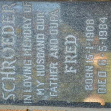 SCHROEDER Fred 1908-1984