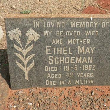 SCHOEMAN Ethel May -1962
