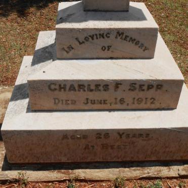 SEPP Charles F. -1912