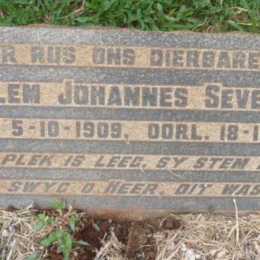 SEVENSTER Willem Johannes 1909-1941