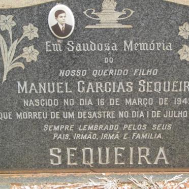 SEQUEIRA Manuel Garcias 1942-1955
