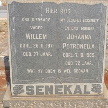 SENEKAL Willem -1971 &amp; Johanna Petronella -1965