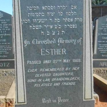 SHAPIRO Esther -1968