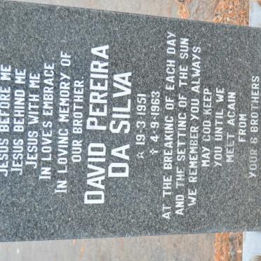 SILVA David Pereira, da 1951-1963