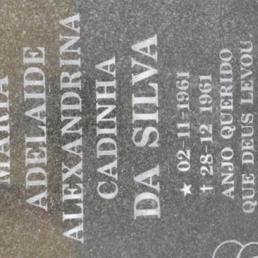 SILVA Maria Adelaide Alexandrina Cadinha, da 1961-1961