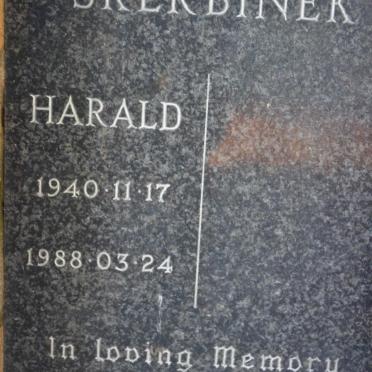 SKERBINEK Harald 1940-1988