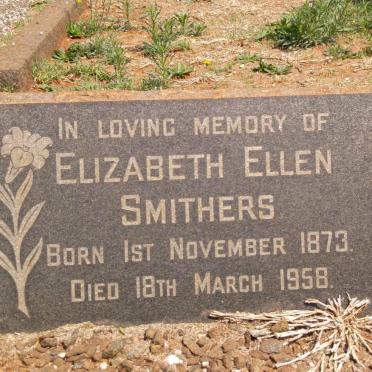 SMITHERS Elizabeth Ellen 1873-1958