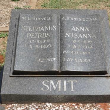 SMIT Stephanus Petrus 1893-1969 &amp; Anna Susanna 1895-1973
