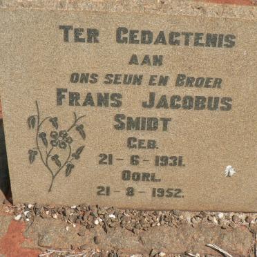 SMIDT Frans Jacobus 1931-1952