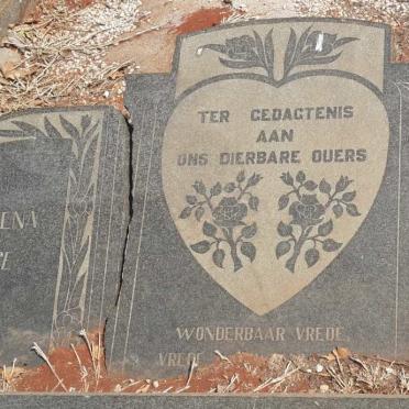 SNYMAN Cornelius Johannes Daniel 1891-1958 &amp; Maria Magdalena DE LANGE 1894-