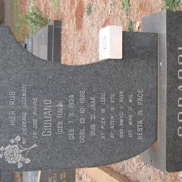 SORAGGI Giuliano 1934-1966