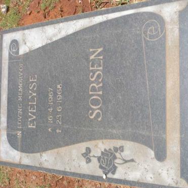 SORSEN Evelyse 1967-1968