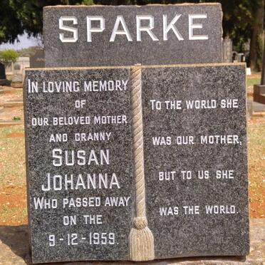 SPARKE Susan Johanna -1959