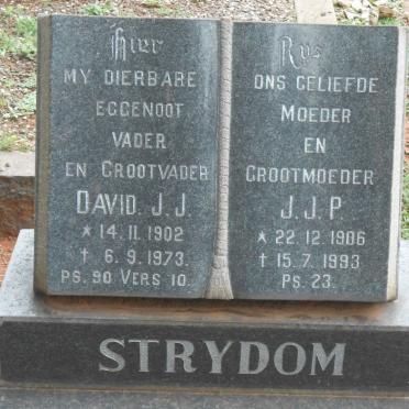 STRYDOM David J.J. 1902-1973 &amp; J.J.P. 1906-1993