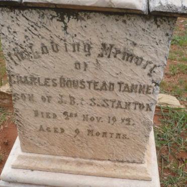 STANTON Charles Boustead Tanner -1902