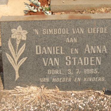STADEN Daniel, van -1965 &amp; Anna -1965