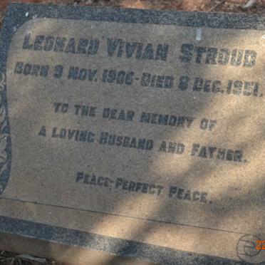 STROUD Leonard Vivian 1906-1951