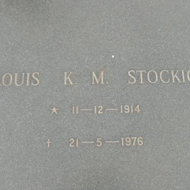 STOCKIGT Louis K.M. 1914-1976 &amp; M.F. FERREIRA 1911-2005