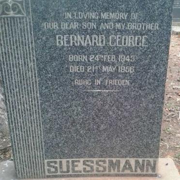 SUESSMANN Bernard George 1943-1956
