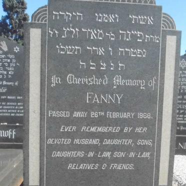 SUCKERMAN Fanny -1966