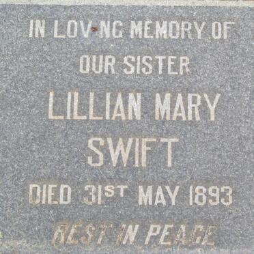 SWIFT Lillian Mary -1893