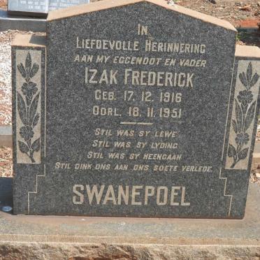 SWANEPOEL Izak Frederick 1916-1951