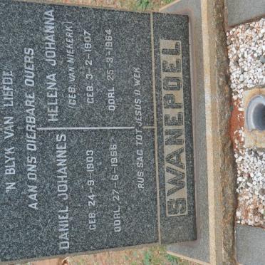 SWANEPOEL Daniel Johannes 1903-1956 &amp; Helena Johanna VAN NIEKIERK 1907-1964