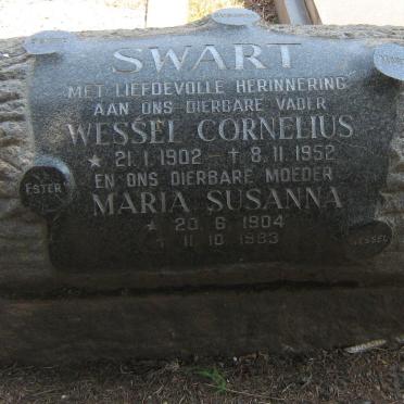 SWART Wessel Cornelius 1902-1952 &amp; Maria Susanna 1904-1983