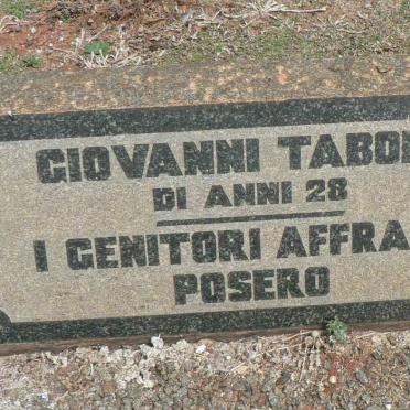 TABONE Giovanni