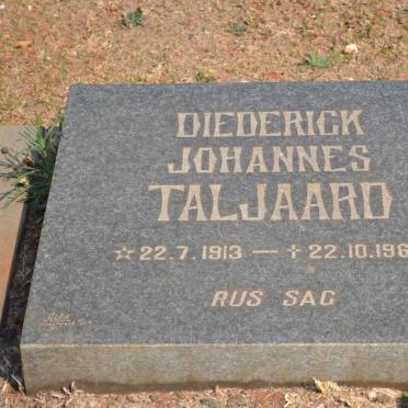 TALJAARD Diederick Johannes 1913-1960