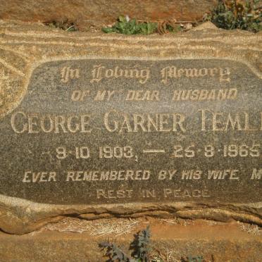 TEMLETT George Garner 1903-1965