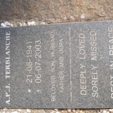 TERBLANCHE A.P.J. 1941-2003