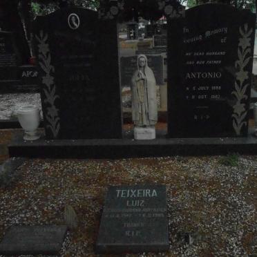 TEIXEIRA Antonio 1899-1967 &amp; Julia 1902-1981 :: TEIXEIRA Luiz 1942-1985 :: TEIXEIRA Mary