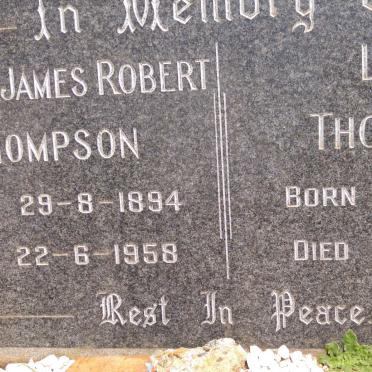 THOMPSON Horace James Robert 1894-1958 &amp; Lucy 1914-1998