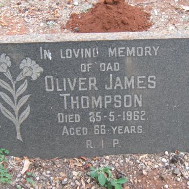 THOMPSON Oliver James -1962