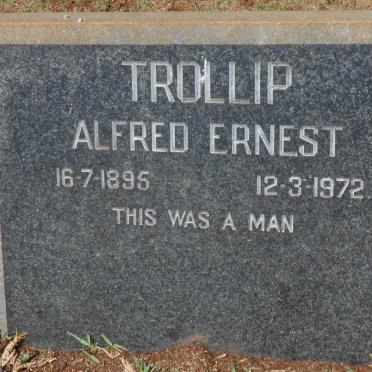 TROLLIP Alfred Ernest 1895-1972