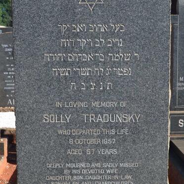 TRUDUNSKY Solly -1957