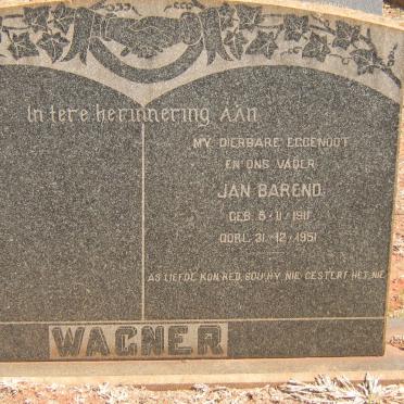 WAGNER Jan Barend 1911-1951