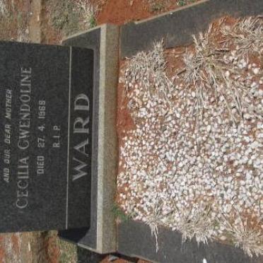 WARD Harold John -1955 &amp; Cecilia Gwendoline -1969 :: GLASS Ethné 1921-1997