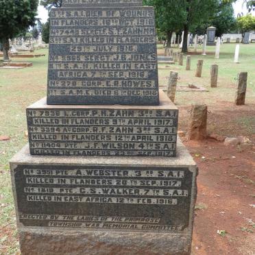 01. World War I Memorial