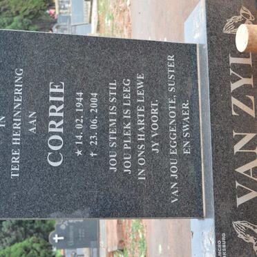 ZYL Corrie, van 1944-2004