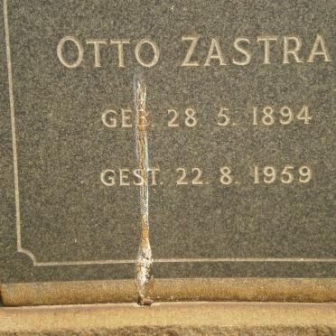 ZASTRAU Otto 1894-1959