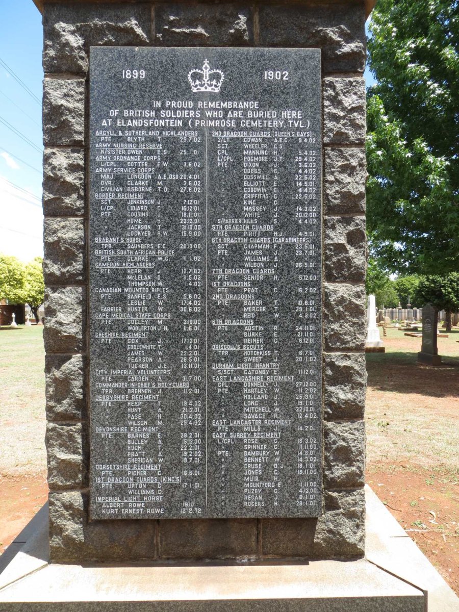 Memorial British Soldiers 1