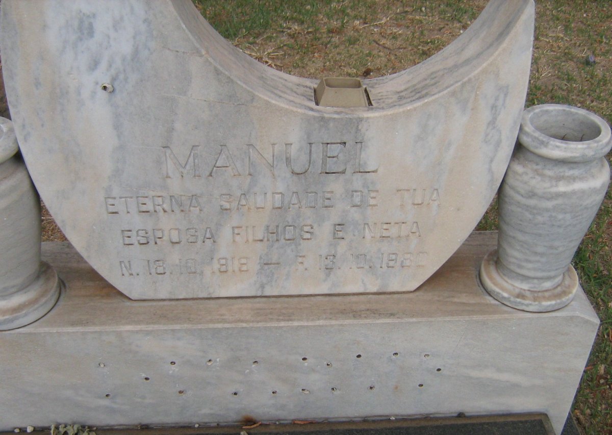 ? Manuel 1918-1980 &amp; Maria A.P DA SILVA 1906-1967