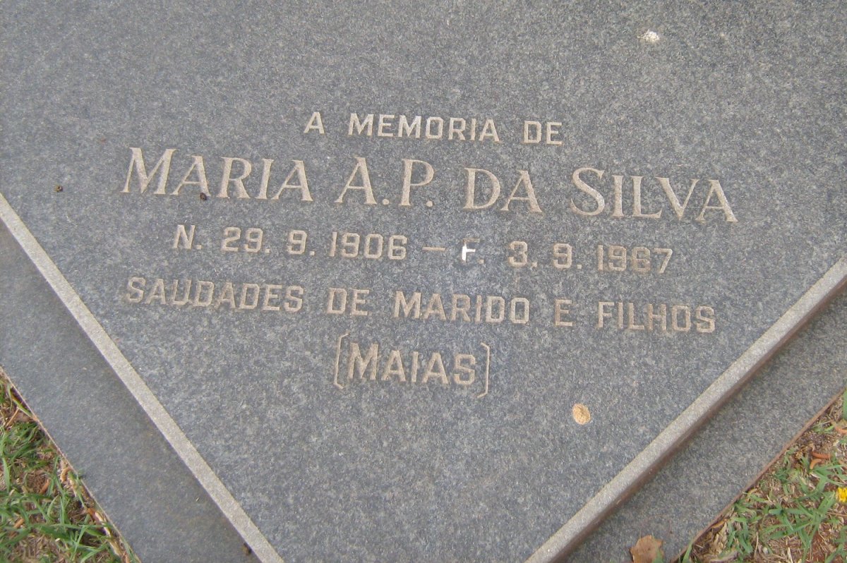 ? Manuel 1918-1980 &amp; Maria A.P DA SILVA 1906-1967